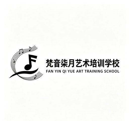 梵音柒月艺术培训学校 Logo